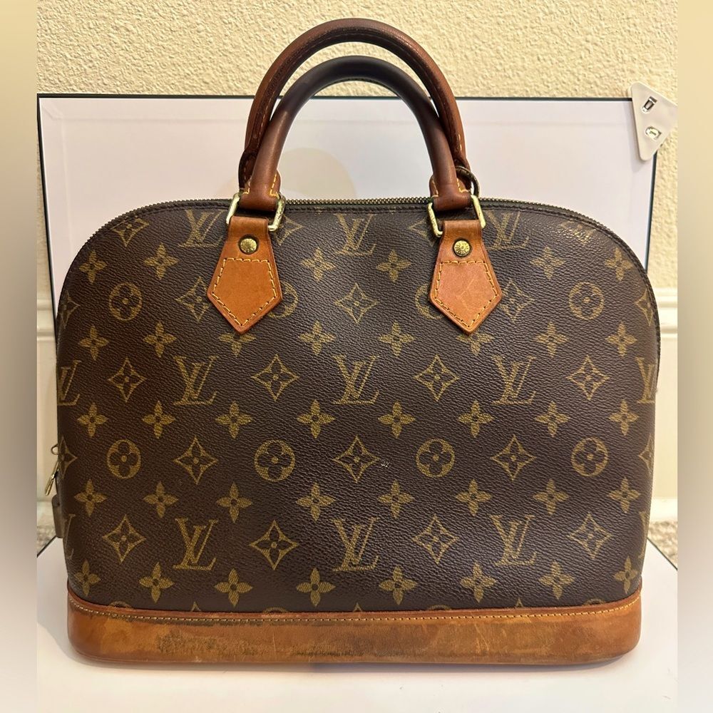 Louis Vuitton Alma PM Monogram Canvas Satchel